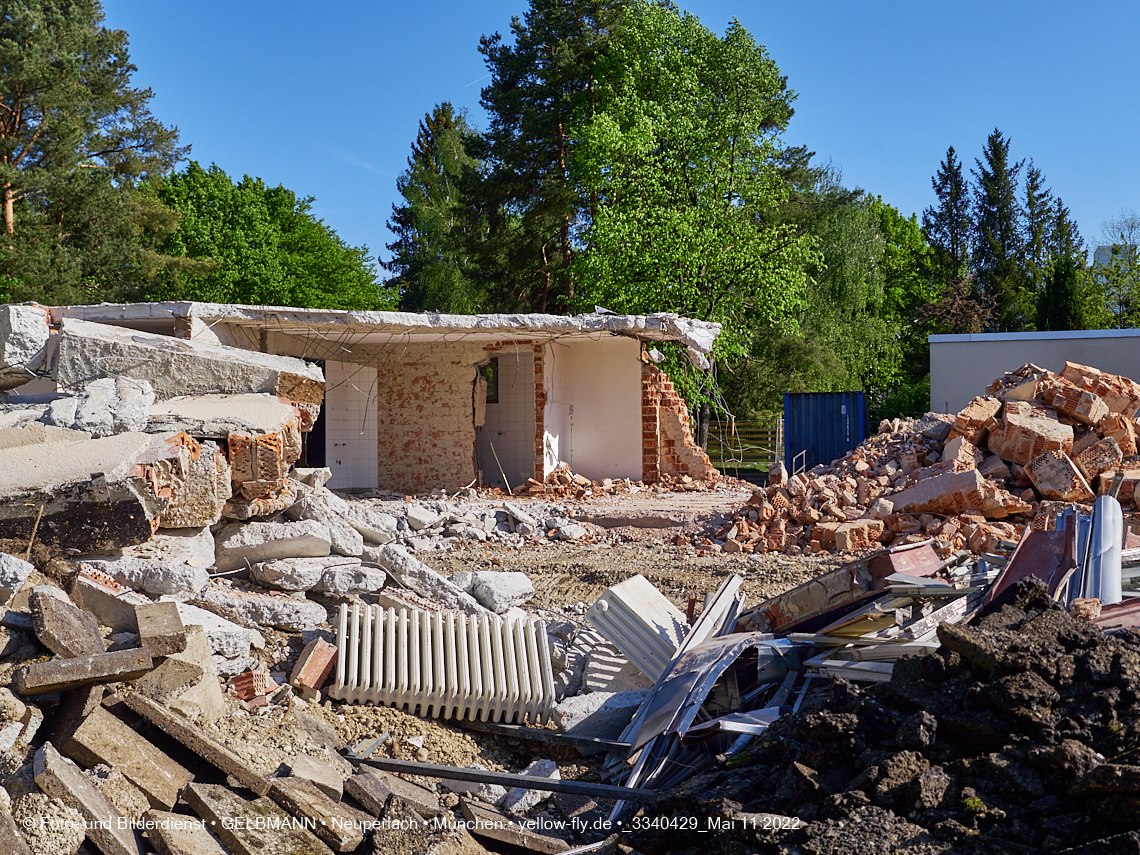 11.05.2022 - Baustelle am Haus für Kinder in Neuperlach